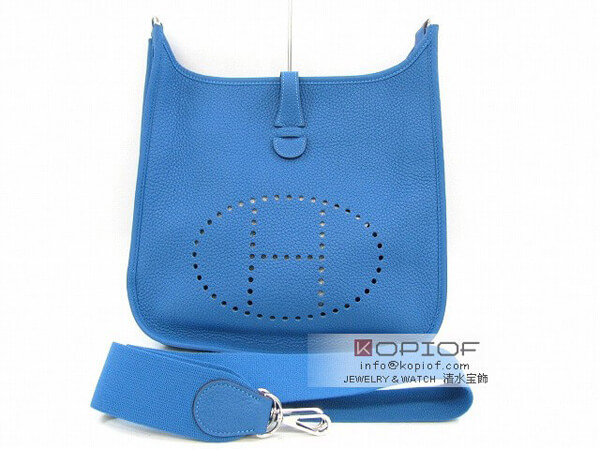 エルメス エヴリン スーパーコピーPM トリヨンクレマンス ミコノス(金具シルバー) her124